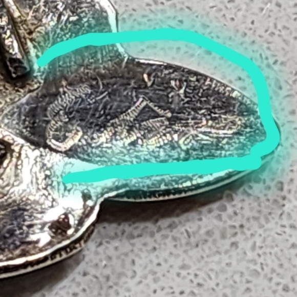 Turquoise Sterling Silver Native American Women's Statement Ring Size 7.5 - Picture 6 of 7